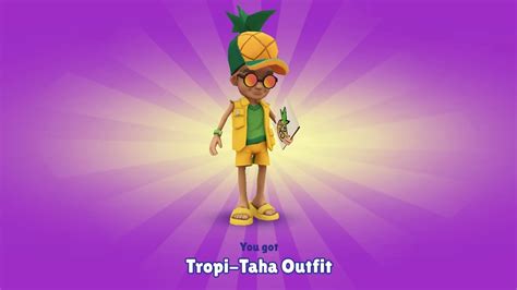 Subway Surfers Hawaii Tropi Taha New Outfit Update All Collections