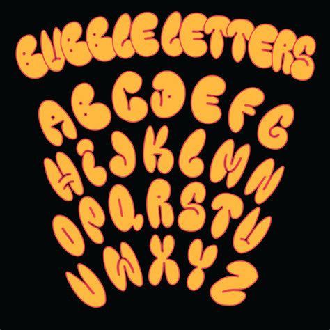 Bubble Letters Font — Kern Club