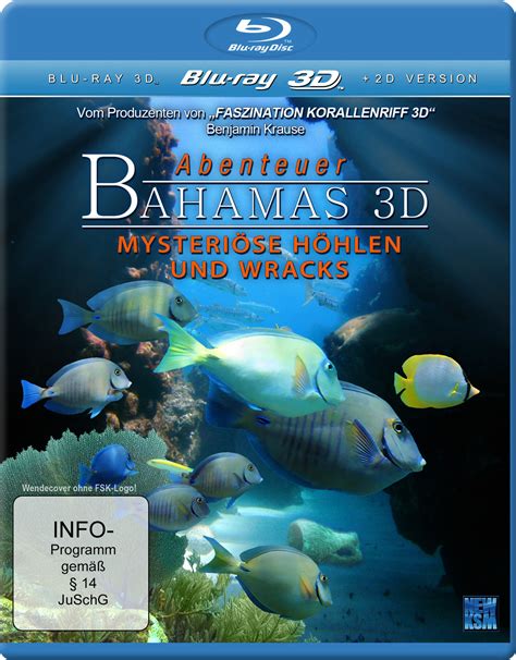 Abenteuer Bahamas 3D Mysteriöse Höhlen und Wracks Film als Blu ray 3D