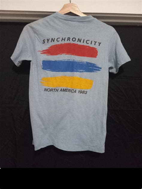 Vintage The Police 1983 Synchronicity Tour T Shirt Ma… Gem