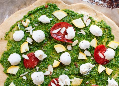 Arugula Pesto Pizza Recipe Cookie And Kate