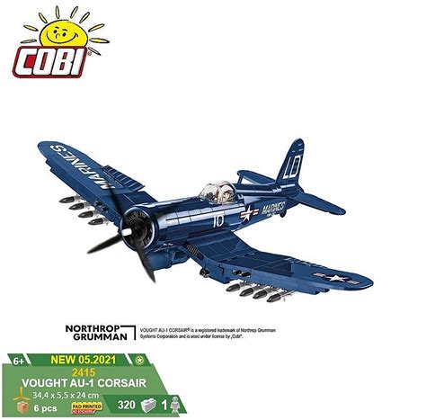 New VAUGHT AU 1 Corsair Korean War COBI 2415 320 Bricks R Cobiblocks