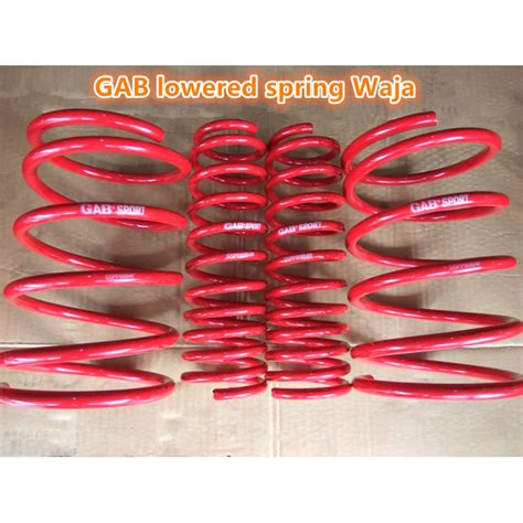 New Lowered Sport Spring Gab Proton Waja Wira Savvy Saga Blm Flx