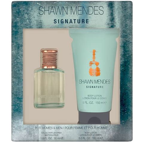 Shawn Mendes Signature EDP Perfume 30ml + Body Lotion 150ml Gift Set ...