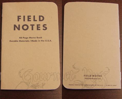 Gourmet Pens: Review: Field Notes Memo Books & Ballpoint Pen Giveaway