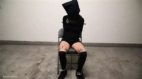 Roxy The Brat Chained To A Chair And Hooded American Babe Porn XHamster