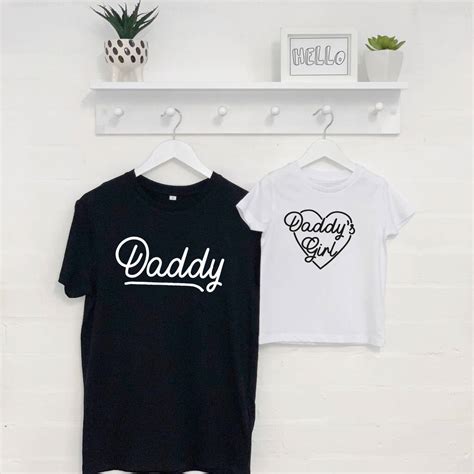 Daddy And Daddys Girl Matching T Shirts By Lovetree Design