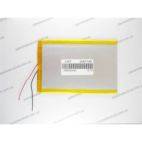Батарея для планшетов 10" 3.7V, 6000mAh, 3.0x100x140mm