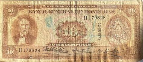 Banknote Lempiras Honduras Foronum