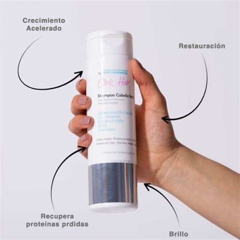 shampoo  cabello seco  graso click hair shampoo cabello graso