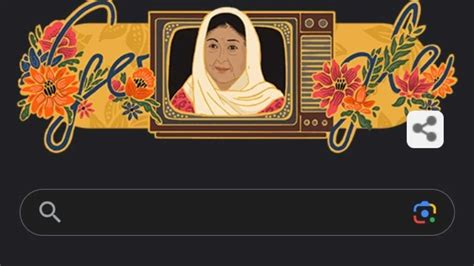 Google Doodle Tampilkan Artis Senior Indonesia Aminah Cendrakasih