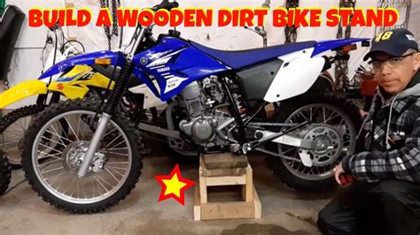 Build A Wooden Dirt Bike Stand Inexpensive And Bullet Proof Youtube