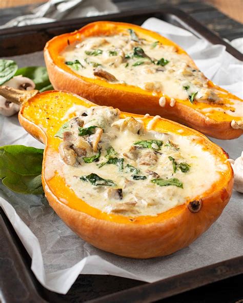 Stuffed Butternut Squash Gourmandelle