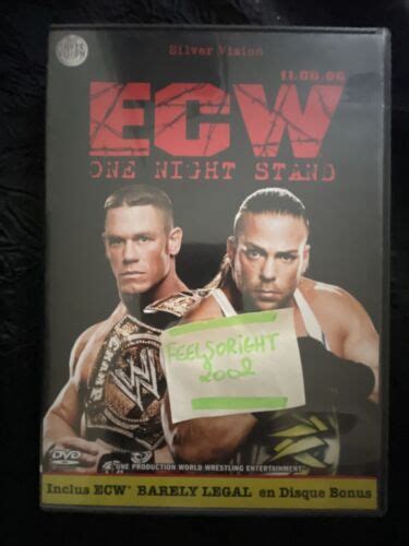 Ecw One Night Stand Wwe Dvd Catch Us Version Fran Aise Ebay