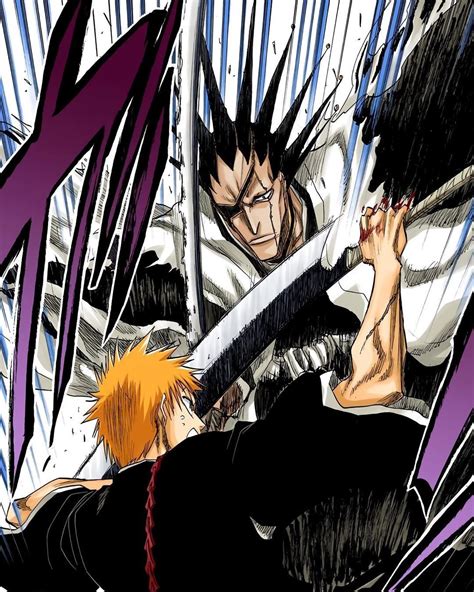 Ichigo Manga Bleach Manga Kenpachi Zaraki Lost Soul Shinigami Chad