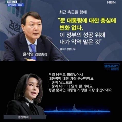 윤석열문재인 대통령의 정말 가장 충신 Mlbpark