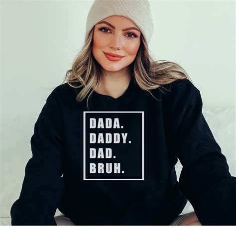 Dada Daddy Dad Bruh Svg Fathers Day Svg Dad Quote Svg Daddy Etsy