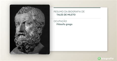 Tales De Mileto Fundou Os Conceitos Dela