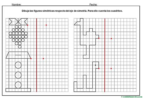 Simetría para niños de primaria Web del maestro Actividades de