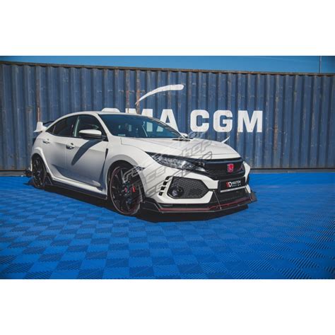 Racing Durabillity Front Splitter Honda Civic X Type R Races Shop