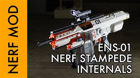 High Tech Stampede Mod With Nerf Chronobarrel Integration Internals