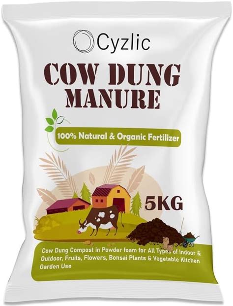 Cyzlic Cow Dung Manure For Plants Kg Fertilizer For Plants