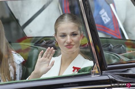 La Princesa Leonor de camino a la Jura de la Constitución La Princesa