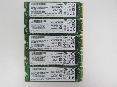 Lot (5) Hynix HFS128G39TND-N210A 128GB M.2 2280 SATA III NGFF SSD Dell ...