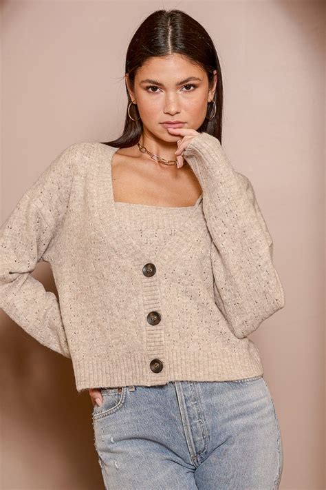 Taupe Cardigan Knit Cardigan Cardigan Sweater Lulus