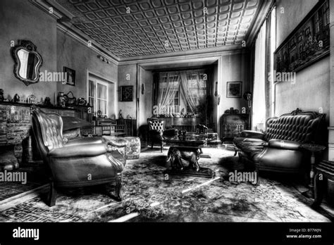 Living room, interior, old manor house, Ghent, Belgium, Europe Stock Photo - Alamy