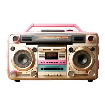 Retro Boombox World Radio Day Radio Boombox Png Transparent Image