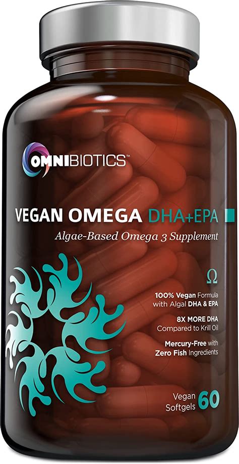 Vegan Dha Epa Supplement Best Source Of Omega 3 Algal Oil