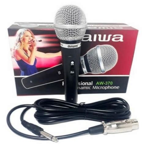 Jual Mic Microphone Aiwa Aw Mic Kabel Shopee Indonesia