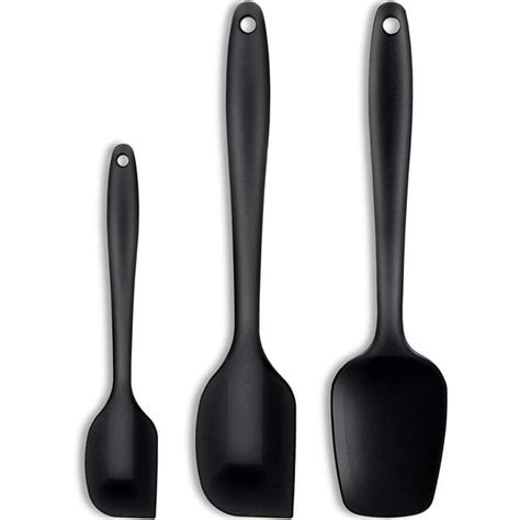 Silicone Spatula 3 Piece Setheat Resistant Spatulasnon Stick Rubber