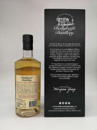 Ballykeefe Cask Strength Single Pot Still Single Estate Single Malt