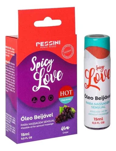 Gel Comestível Hot Spicy Love Uva ml Pessini MercadoLivre