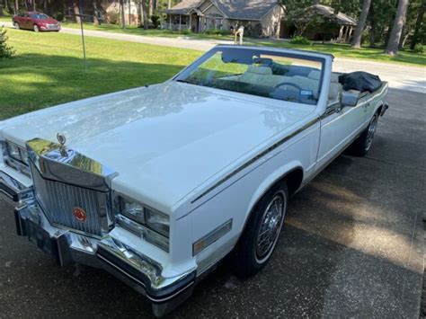 Cadillac Eldorado Convertible White Fwd Automatic Biarritz