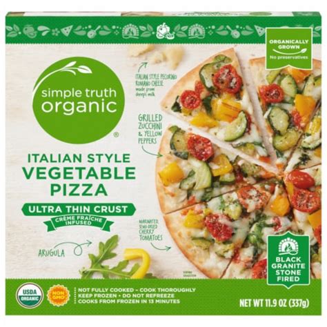 Simple Truth Organic® Italian Vegetable Ultra Thin Crust Frozen Pizza