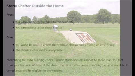 Fema Plans And Funding For Storm Shelters Youtube