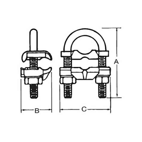 Guv Itb Ground Rod Clamp Kendall Electric Inc