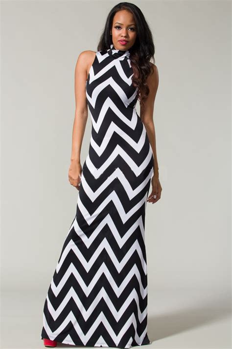 Chevron Maxi Dress | Dressed Up Girl