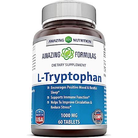 Amazon Now Supplements L Tryptophan Mg Encourages Positive