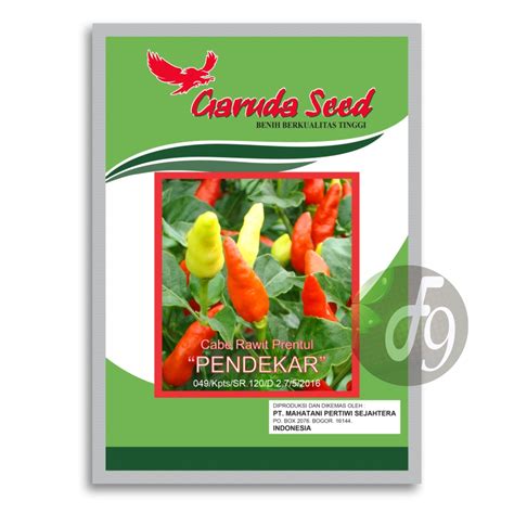 Jual Benih Bibit Cabe Cabai Rawit Prentul Pendekar Garuda Seed 10 Gram