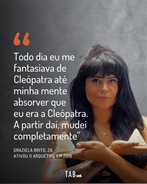 UOL on Twitter Graziela Brito 26 ativou o arquétipo da Cleópatra