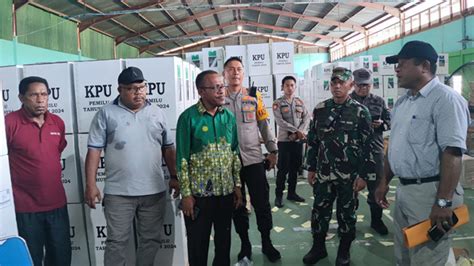 Logistik Pemilu Di Kota Jayapura Siap Didistribusikan Cenderawasih Pos