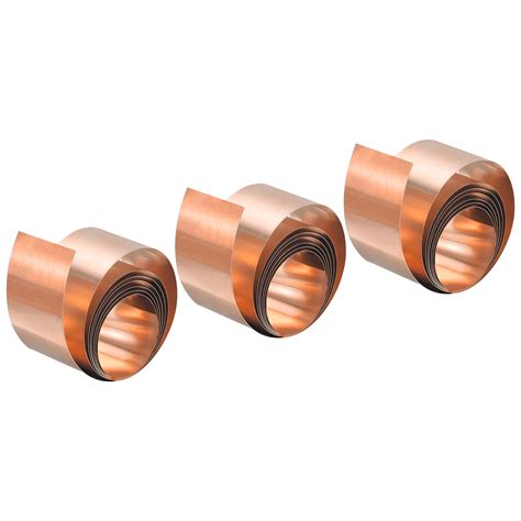 Uxcell Copper Thin Foil Roll Sheet 0 1x30x1000mm Pure Copper Foil