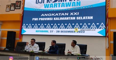 Pwi Kotabaru Gelar Ukw Angkatan Pertama Di Bumi Saijaan Lppl Radio