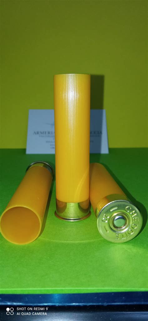 Bossoli Cal 20 Giallo Cheddite CX 1000 T1 Da 70 Svasato 100 Pz 12 00