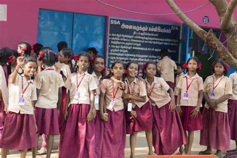 Documentary Editorial Image. Happy Kids with School Uniforms Play in ...