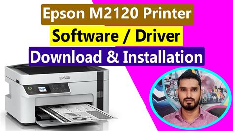 Epson M2120 Printer Software Driver Download And Installation In Windows 10 Ll മലയാളം Youtube